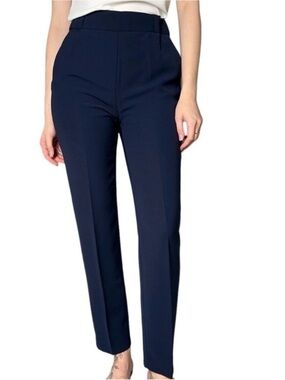 Antonelli Firenze Pull On Straight Pants in Navy Blue Size EU 46 - USA 10